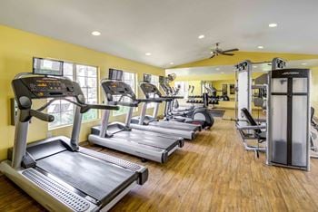 Spacious fitness center